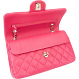 Chanel Quilted Caviar Leather Small Double Flap Crossbody Bag