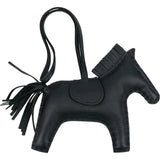 Hermès Green Leather Rodeo MM Pendant