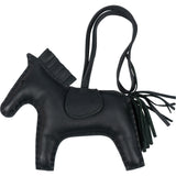 Hermès Green Leather Rodeo MM Pendant