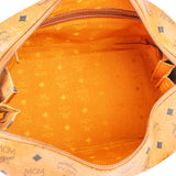 MCM Visetos Monogram Boston Handbag
