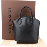 Louis Vuitton Noir Epi Leather Lockit PM Handbag