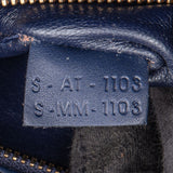 Celine Blue Leather Luggage Handbag