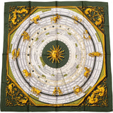 Hermès Classic "Dies Et Hore" Silk Carre 90 Scarf Tuch