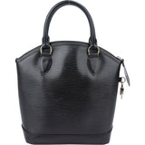 Louis Vuitton Noir Epi Leather Lockit PM Handbag