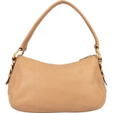 Prada Classic Beige Leather Hobo Bag