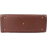 Gucci Brown Leather Bamboo Handbag