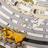 Hermès Classic "Dies Et Hore" Silk Carre 90 Scarf Tuch