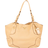 Prada Beige Calfskin City Handbag