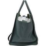 Celine Green Leather Phantom Handbag