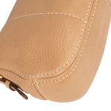 Prada Classic Beige Leather Hobo Bag