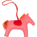Hermès Tricolor Rose Azalee Orang Rodeo GM Pendant