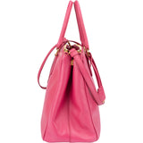 Prada Pink Saffiano Leather Galleria Handbag