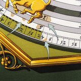 Hermès Classic "Dies Et Hore" Silk Carre 90 Scarf Tuch