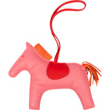 Hermès Tricolor Rose Azalee Orang Rodeo GM Pendant