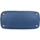 Prada Blue Saffiano Leather Galleria Handbag