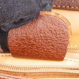 Gucci Brown Leather Bamboo Handbag