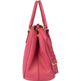 Prada Pink Saffiano Leather Galleria Handbag