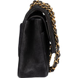 Chanel Quilted Suede 24K Medium Double Flap Crossbody Bag