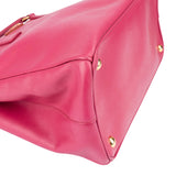 Prada Pink Saffiano Leather Galleria Handbag