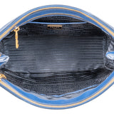 Prada Blue Saffiano Leather Galleria Handbag