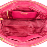 Prada Pink Saffiano Leather Galleria Handbag