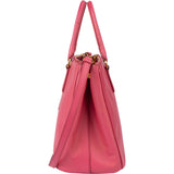 Prada Pink Saffiano Leather Galleria Handbag