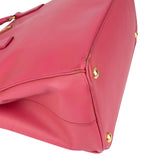 Prada Pink Saffiano Leather Galleria Handbag