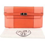 Hermès Bicolor Epsom Leather Kelly Wallet