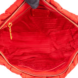Prada Red Nylon City Handbag