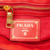 Prada Red Nylon City Handbag