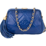 Chanel Stitching Lambskin CC Purse Crossbody Bag