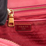 Prada Pink Saffiano Leather Galleria Handbag