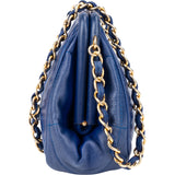 Chanel Stitching Lambskin CC Purse Crossbody Bag