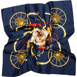Hermès Classic "Springn" Silk Carre 90 Scarf Tuch