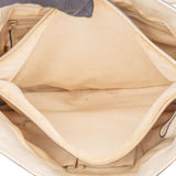 Gucci White Leather GG Sukey Handbag