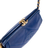 Chanel Stitching Lambskin CC Purse Crossbody Bag