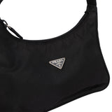 Prada Black Nylon Triangle Vintage Re-Edition Handbag