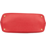 Prada Rouge Saffiano Leather Galleria Handbag