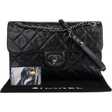 Chanel Quilted Caviar Leather Cambon Single Flap Crossbody Bag