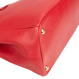 Prada Rouge Saffiano Leather Galleria Handbag
