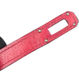 Hermès Pink Leather Palladium Kelly Wallet