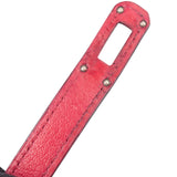 Hermès Pink Leather Palladium Kelly Wallet