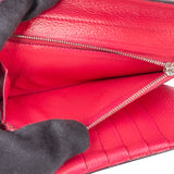 Hermès Pink Leather Palladium Kelly Wallet