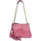 Gucci Leather GG Soho Crossbody Bag