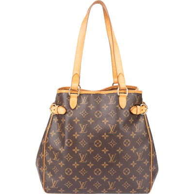 Louis Vuitton Canvas Monogram Batignolles Handbag - vintageandkickz