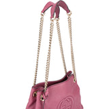Gucci Leather GG Soho Crossbody Bag
