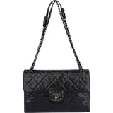 Chanel Quilted Caviar Leather Cambon Single Flap Crossbody Bag