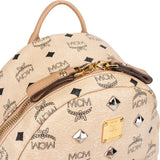 MCM Visetos Monogram Spikes Backpack