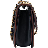 Chane Quilted Lambskin Single Flap Crossbody Bag