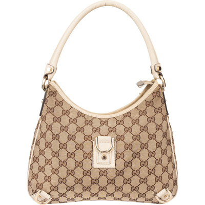 Gucci GG Monogram Abbey Handbag - vintageandkickz